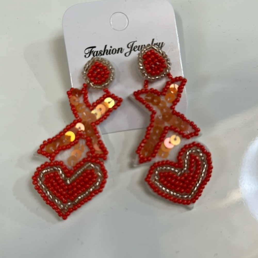 New Seed bead earrings